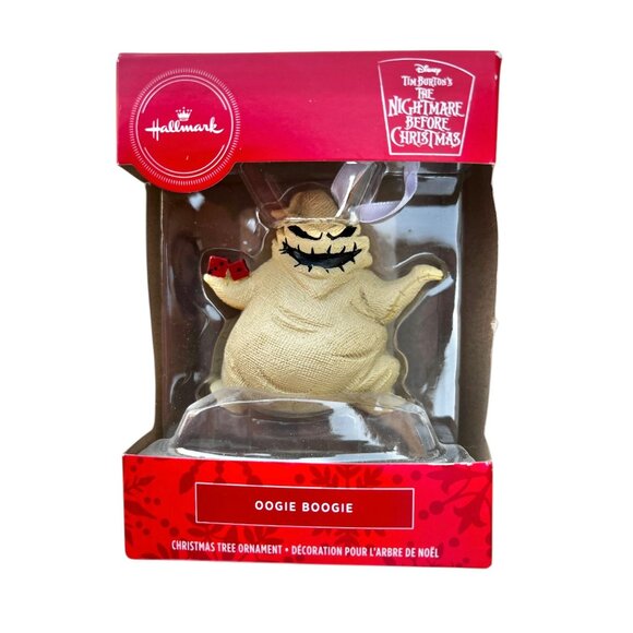 Disney Tim Burtons The Nightmare Before Christmas Oogie Boogie Ornament Hallmark - Picture 1 of 6